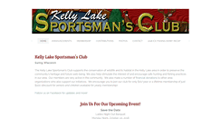 Desktop Screenshot of kellylakesportsmansclub.com